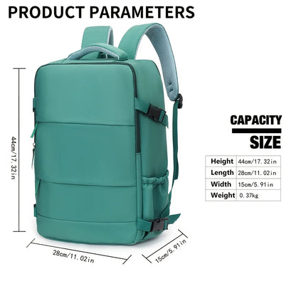 Couples Leisure Lightweight Backpack Travel Backpack Female New Backpack Student Schoolbag Large Capacity Travel Commuter Luggag